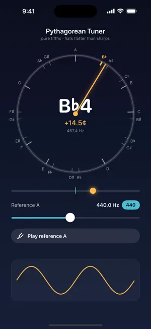Pythagorean Tuner screenshot 1