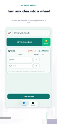 Wheelora screenshot