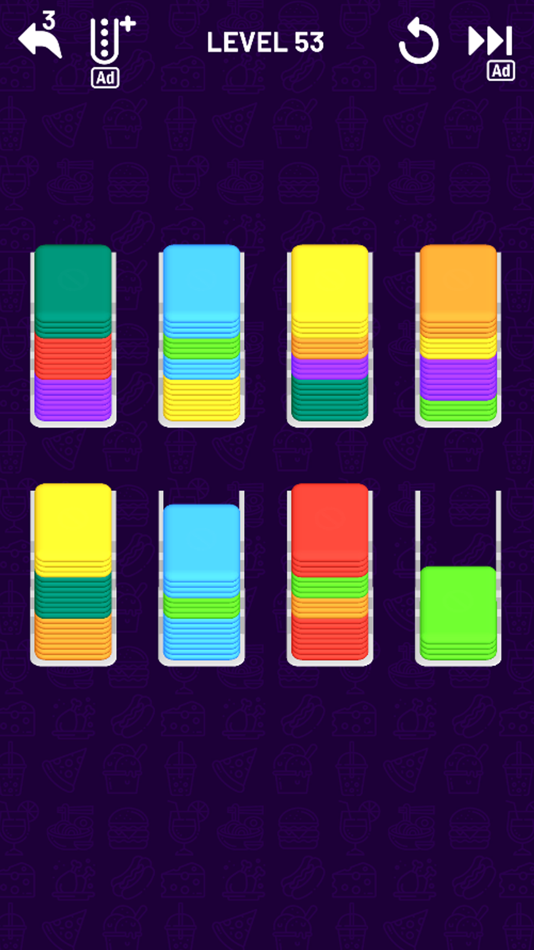 #3. Card Shuffle Sort Puzzle (iOS) 由: 52 Blue Studios