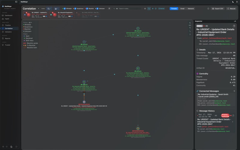 MailMapr screenshot