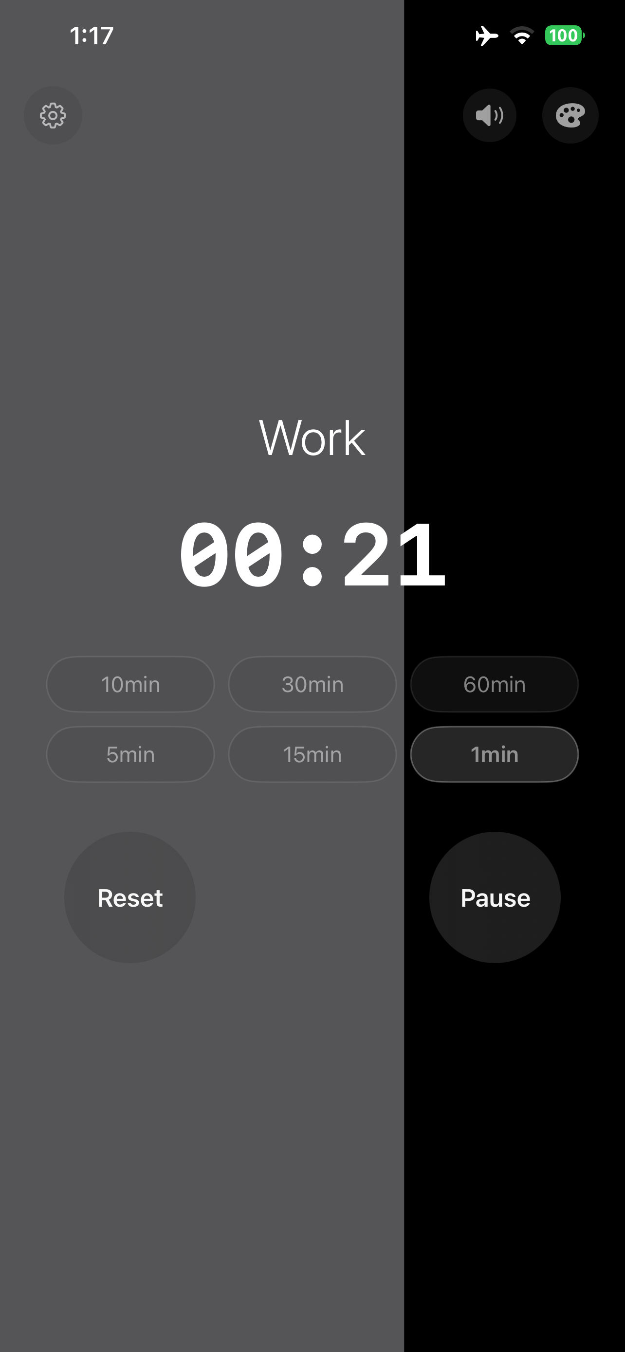 click clock: A Visual Timer