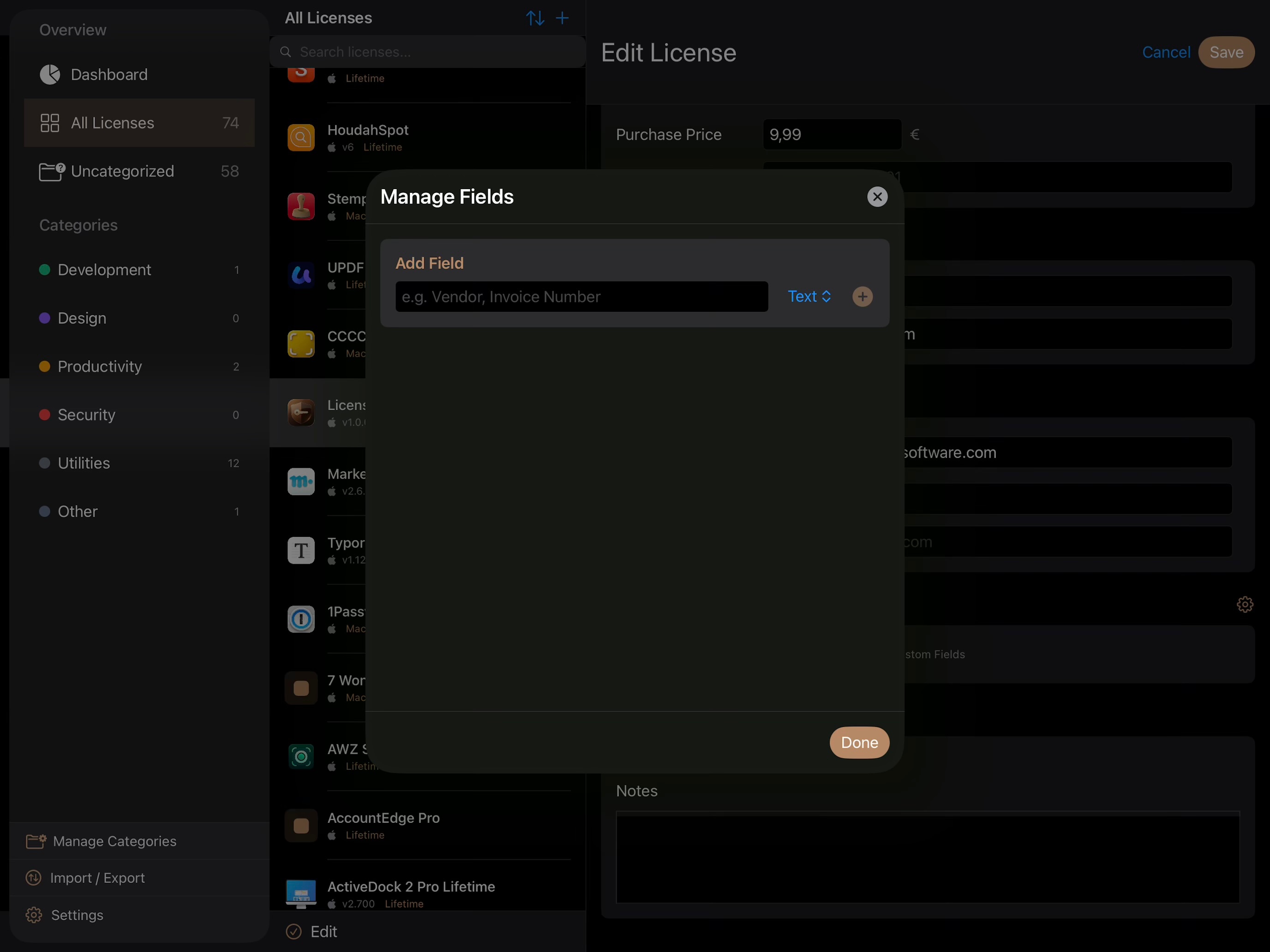 LicenseManagerPro screenshot 10