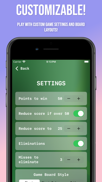 Stick Score for Mölkky iPhone screenshot 3 - Sports app