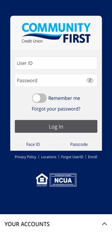 Community First CU of Florida iPhone screenshot