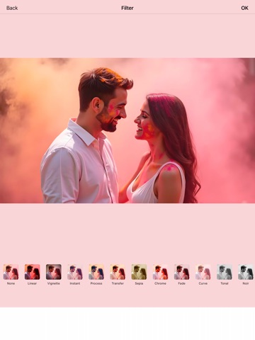 Romantic love photo frames. iPad screenshot