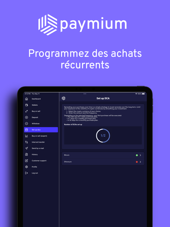 Screenshot #6 pour Paymium app