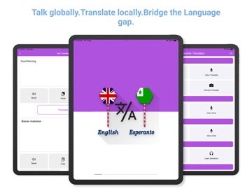 English - Esperanto Translator iPad screenshot