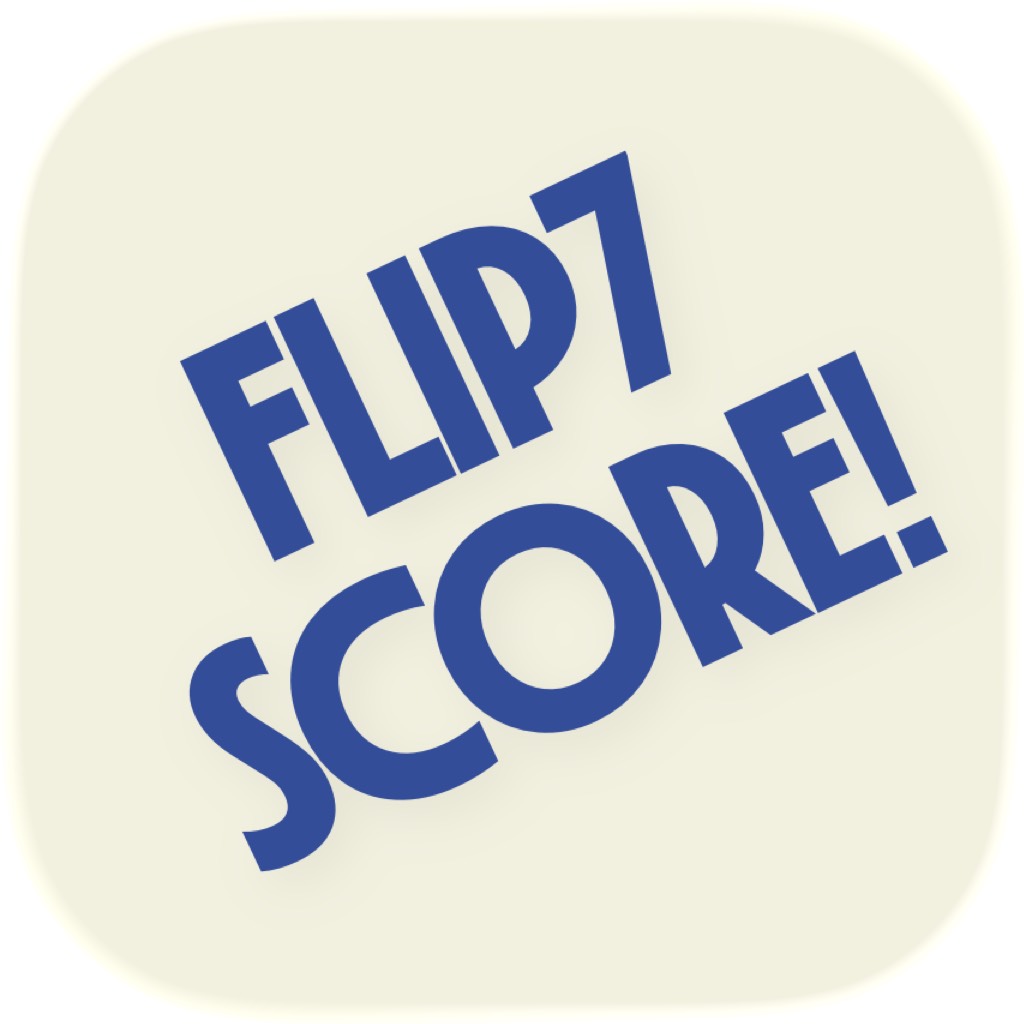 Apple App Store cover for Flip7 Score