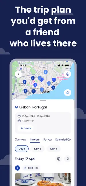 JRNEY: AI Trip Planner & Map screenshot 1