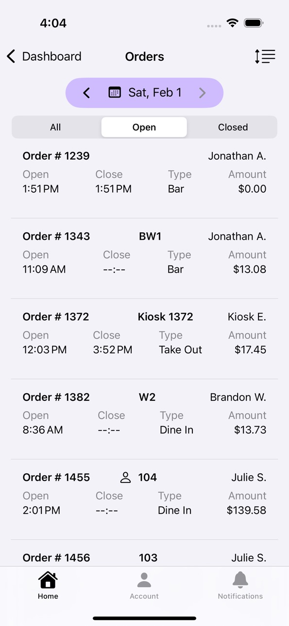 iPhone screenshot