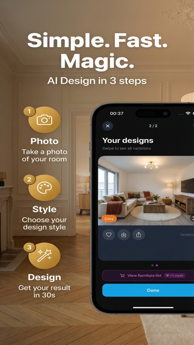 RaiDesign - AI Room Redesign Screenshot 4 of 8