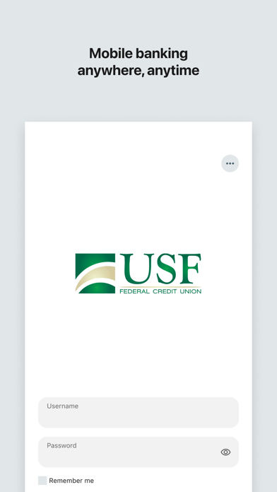 USF FCU Mobile Banking Screenshot 1 - AppWisp.com