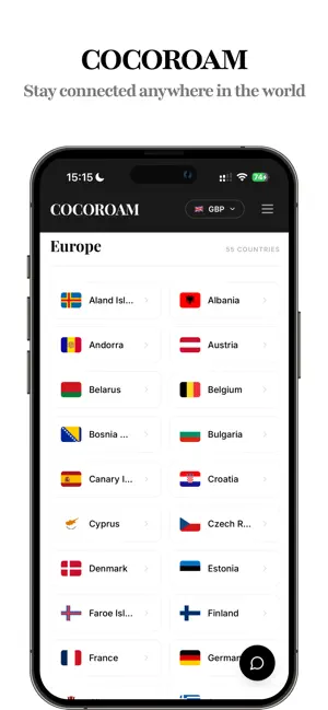 CocoRoam: Travel eSIM Data screenshot 1