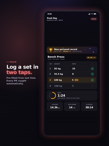 Atlas: Fitness & Recovery iPad screenshot