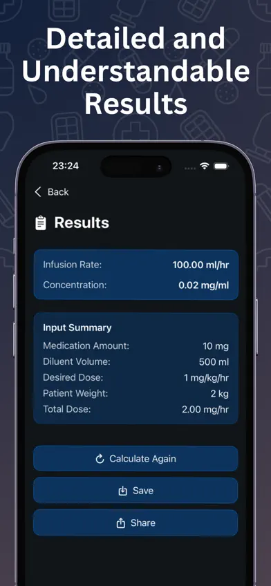 Easy Infusion Calculator screenshot 3