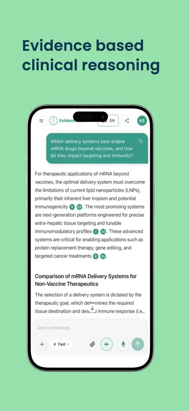 EvidenceMD: Medical AI Search screenshot 1 of 8