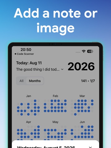 Daily Tracker: One Day iPad screenshot