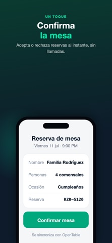 Rezer Business screenshot