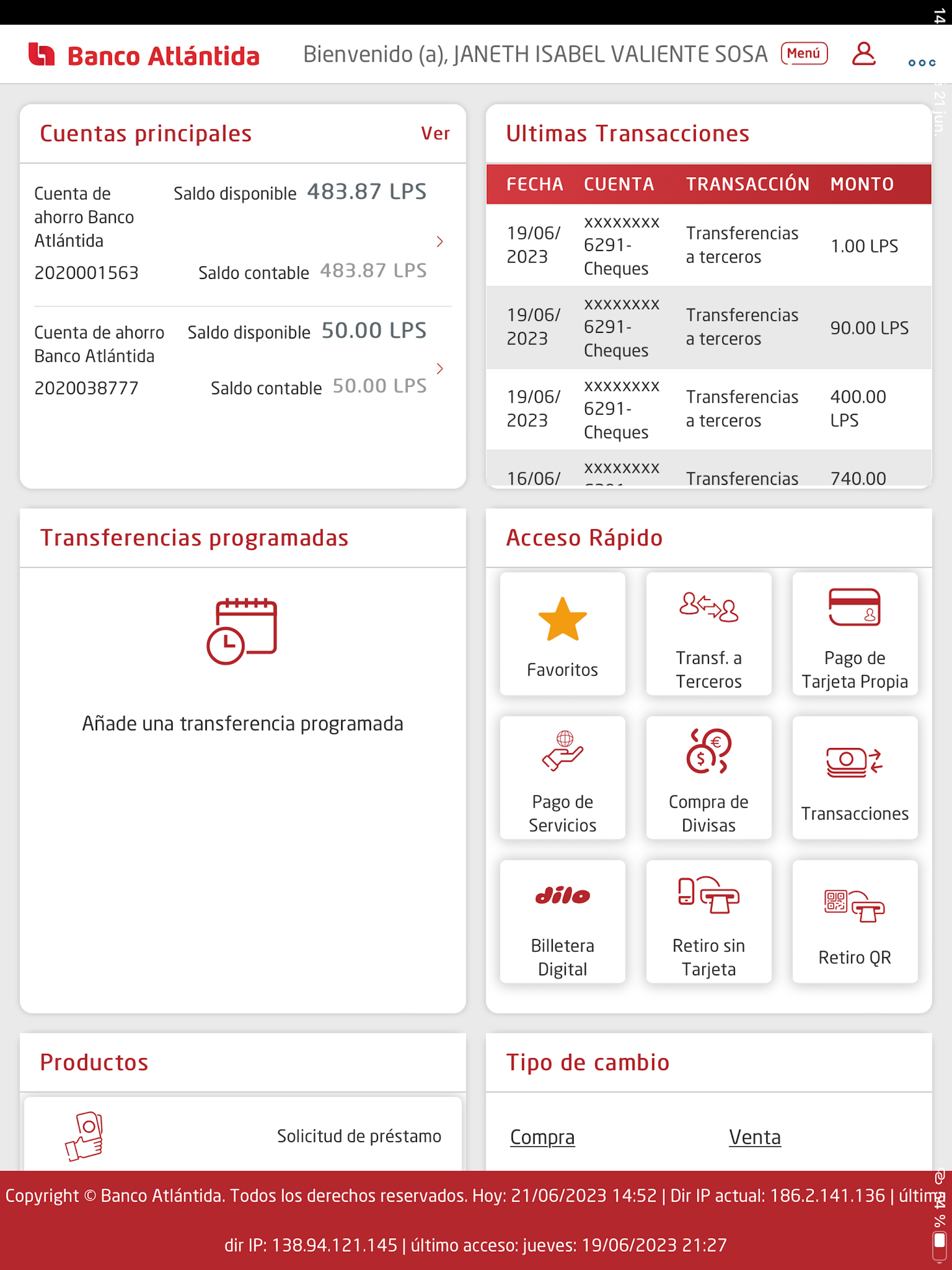 Atlántida Móvil screenshot 11