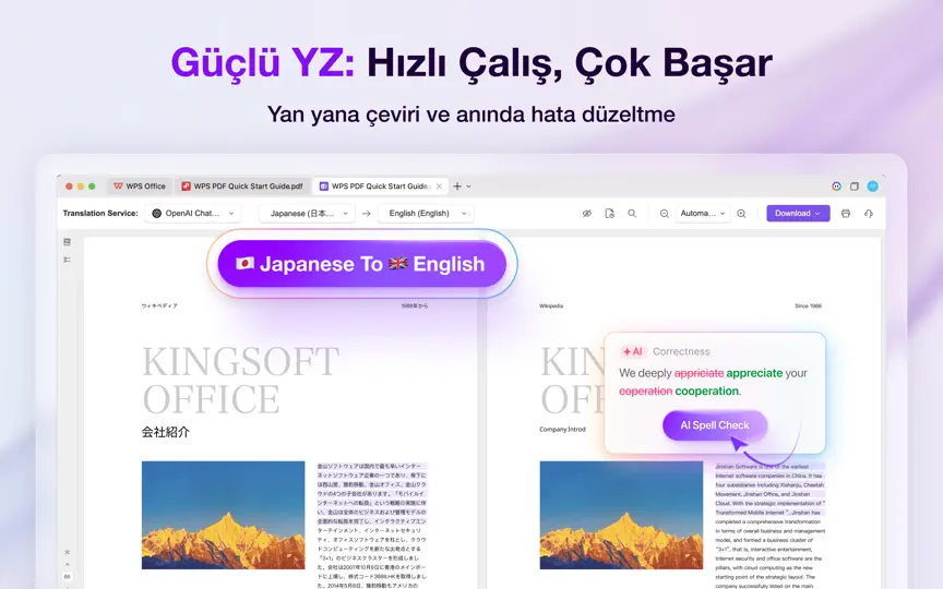 WPS Office: AI Doc, PDF, Sheet iPhone Ekran Görüntüsü 3
