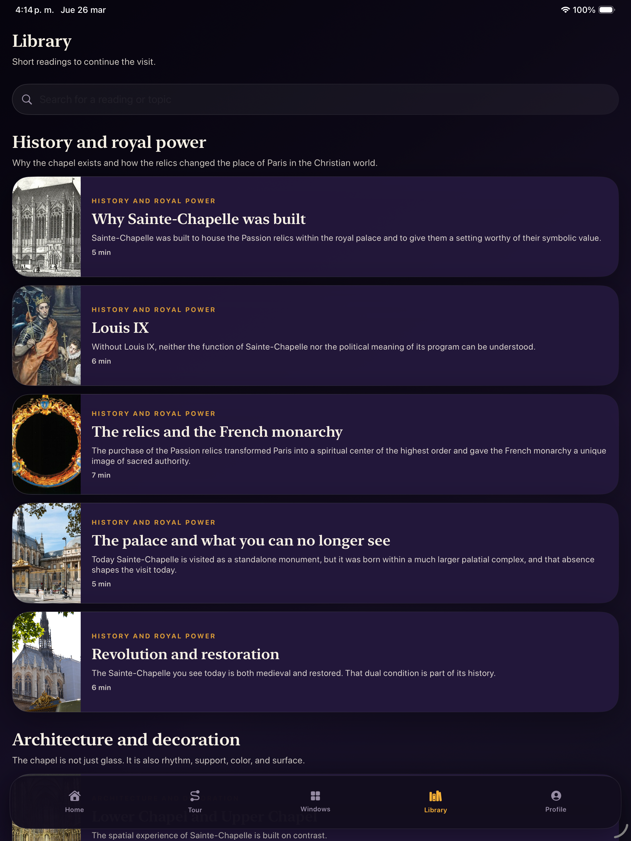 Sainte-Chapelle Visitor Guide screenshot 14