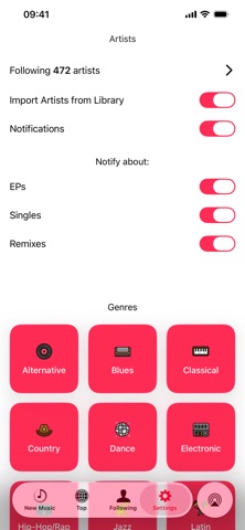 App screenshot