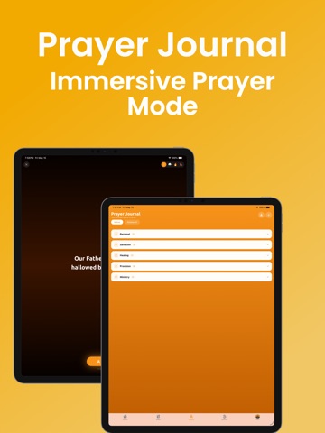 Orange Bible App iPad screenshot
