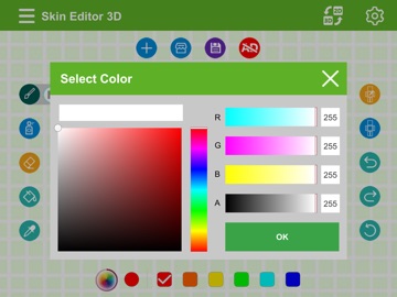 Skin Editor 3D iPad screenshot