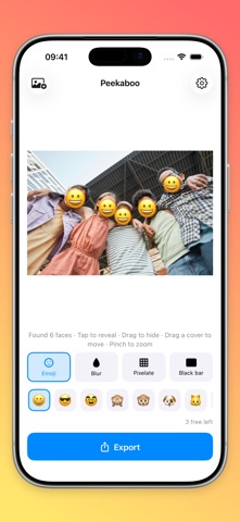 Peekaboo: Hide Faces screenshot