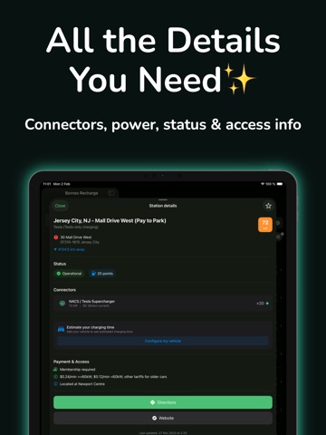 EV Charge Spot iPad screenshot