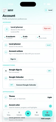 Setit: Workout Planner Screenshot 4 of 5