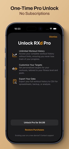 RXd - Workouts Tracker Screenshot 5 of 5