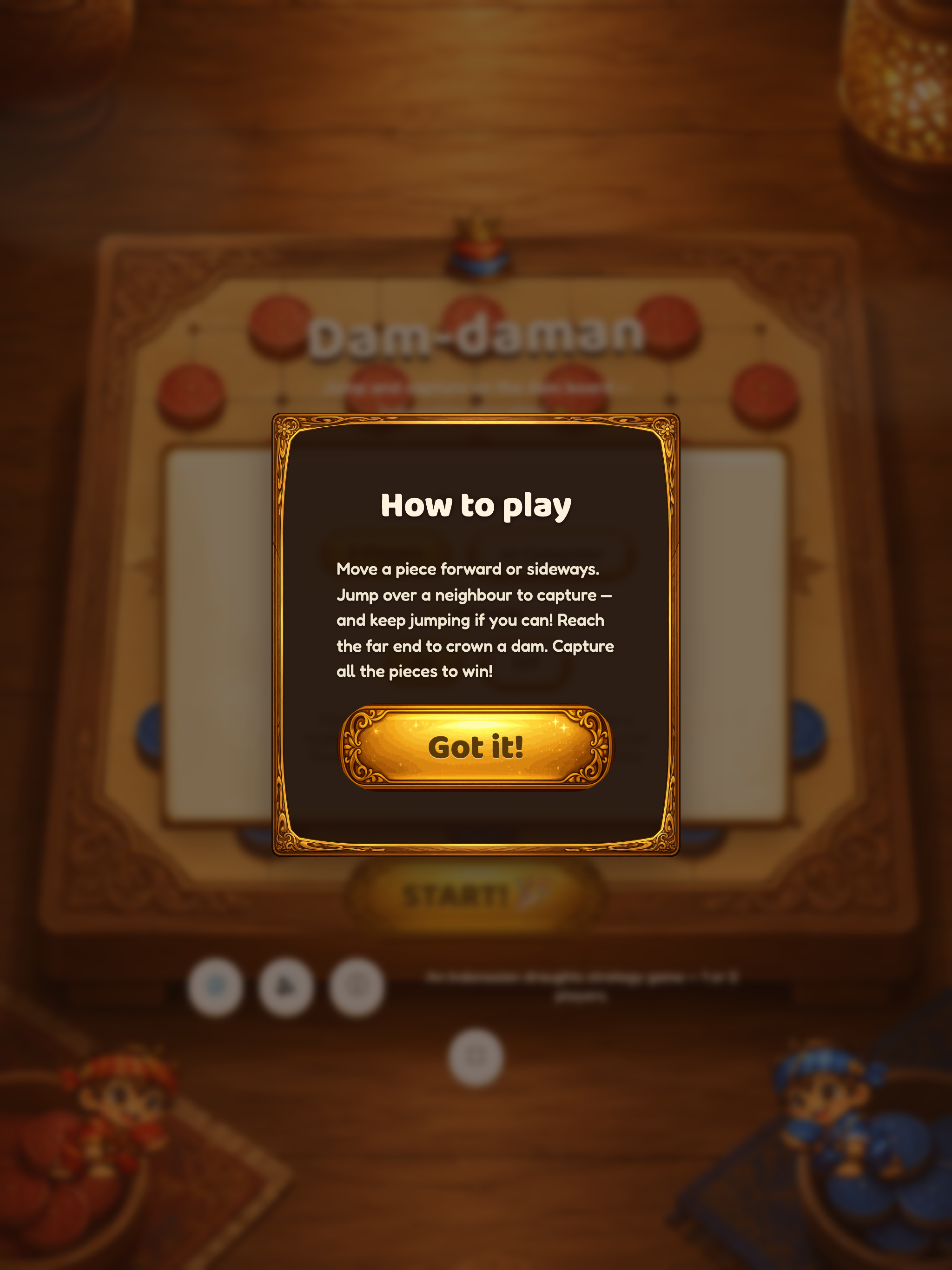 Dam-daman: Indonesian Draughts screenshot 12
