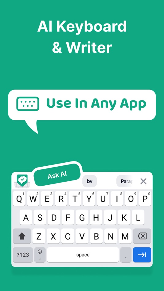 #1. TypeAI: AI Keyboard & Writer (iOS) 由: Codeway Dijital Hizmetler Anonim Sirketi