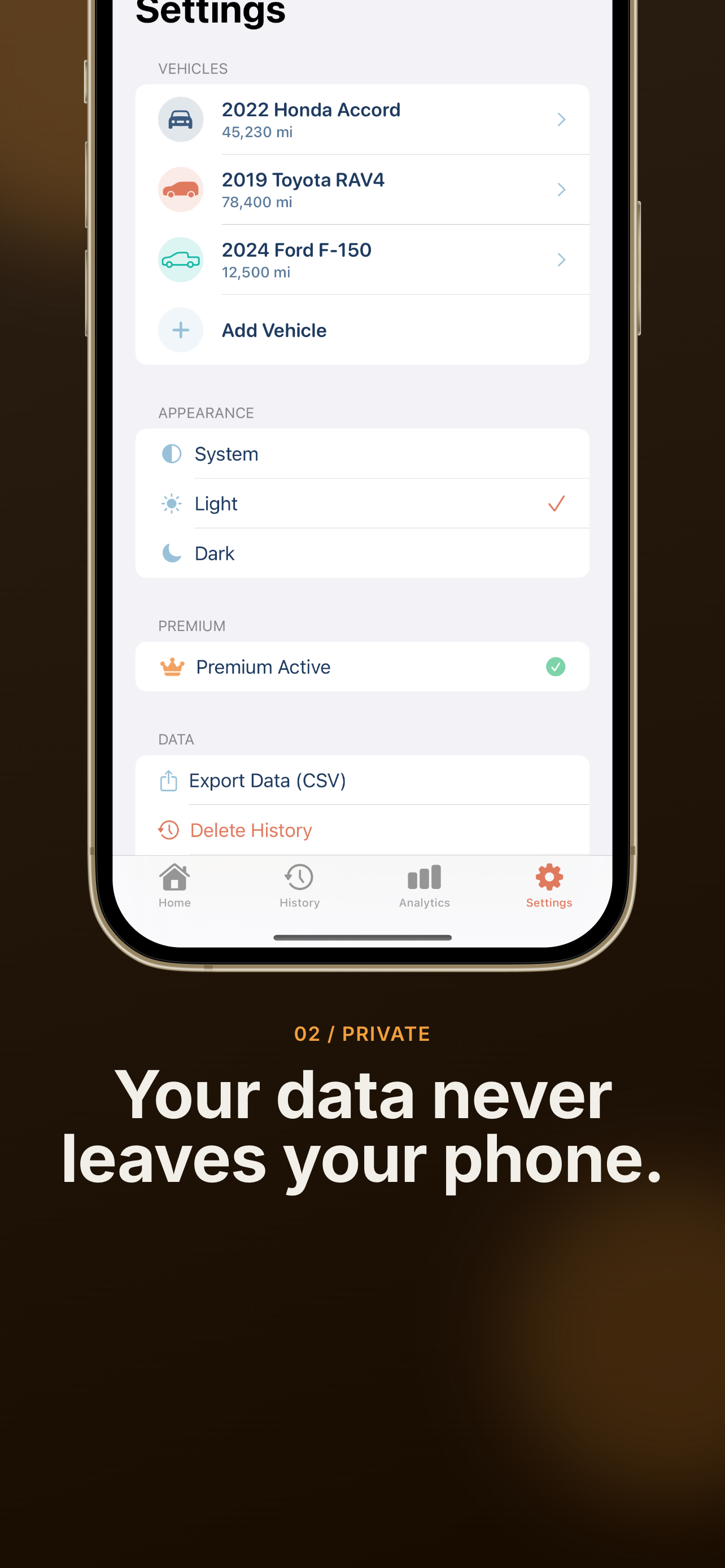 Vehix - Car Maintenance Log screenshot 2