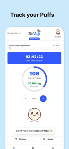 No Vap: Quit Vaping Now Screenshot 2 of 6