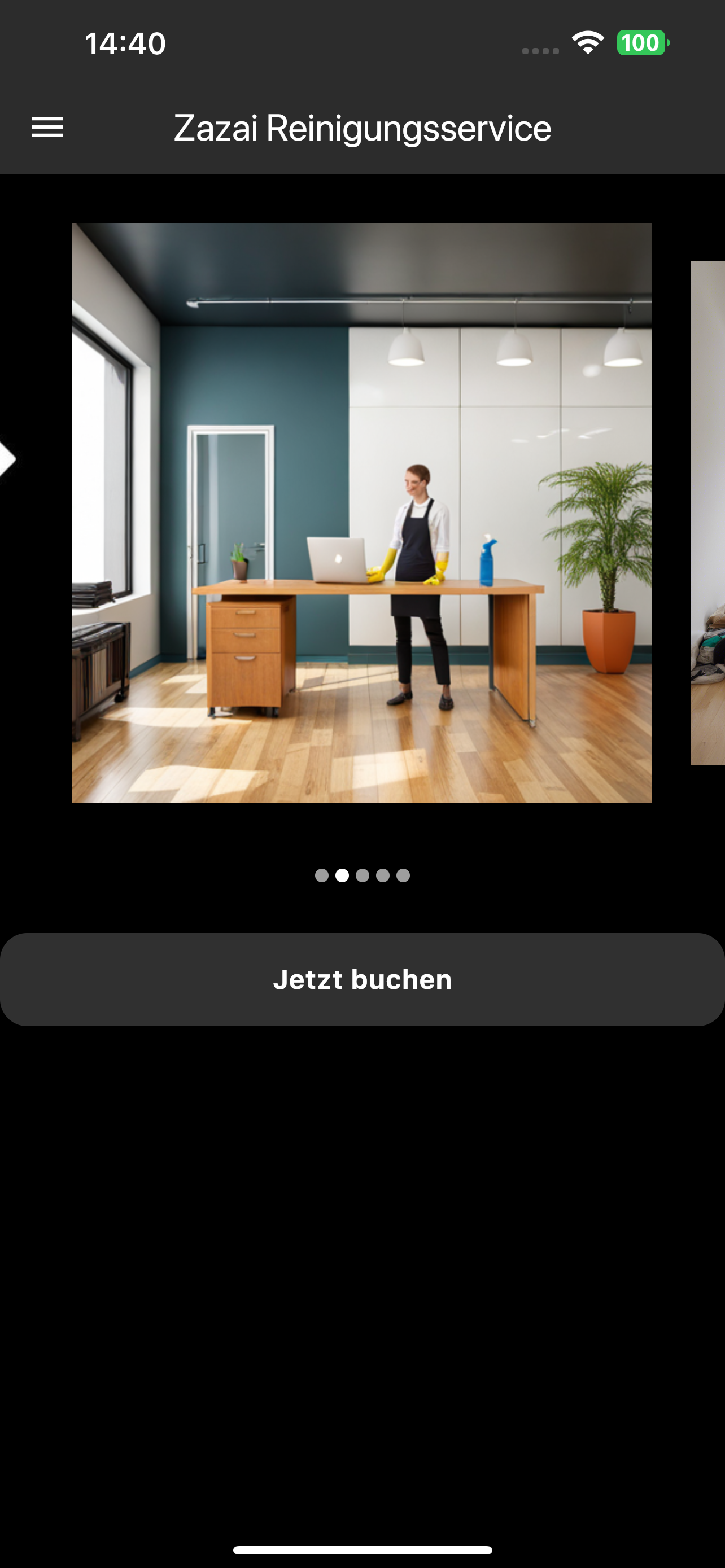 zazai Reinigungservice screenshot 2