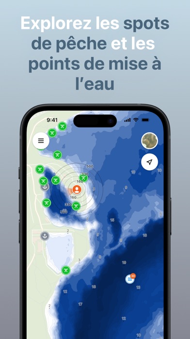 Screenshot #2 pour Fish Deeper - Fishing App