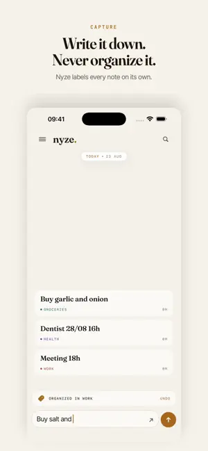 nyze: Notes, Reminders & Lists screenshot 1
