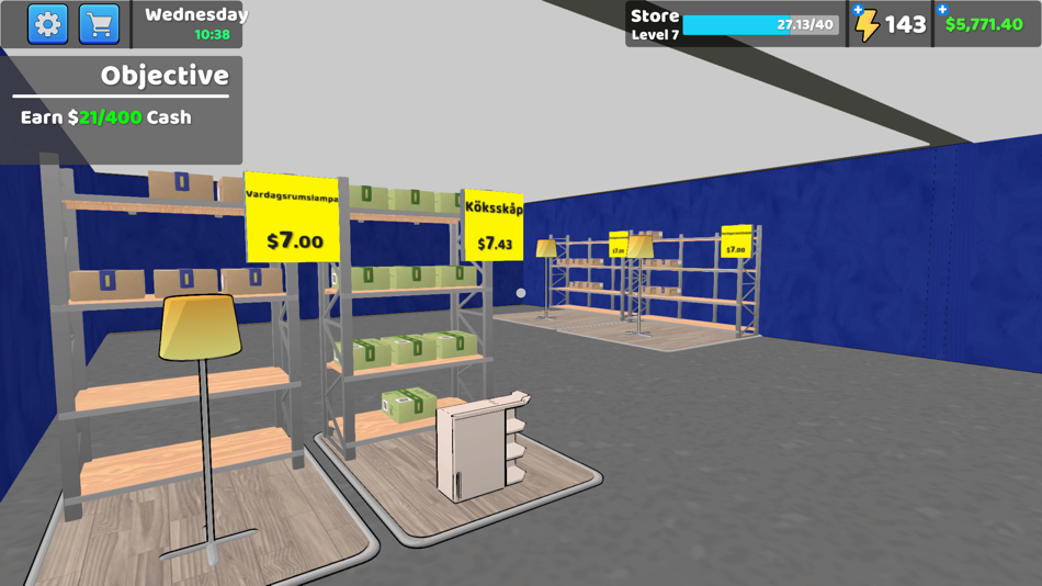 #5. Furniture Store Simulation 3D (iOS) Podle: VOYAGER OYUN YAZILIM SANAYİ TİCARET ANONİM ŞİRKETİ