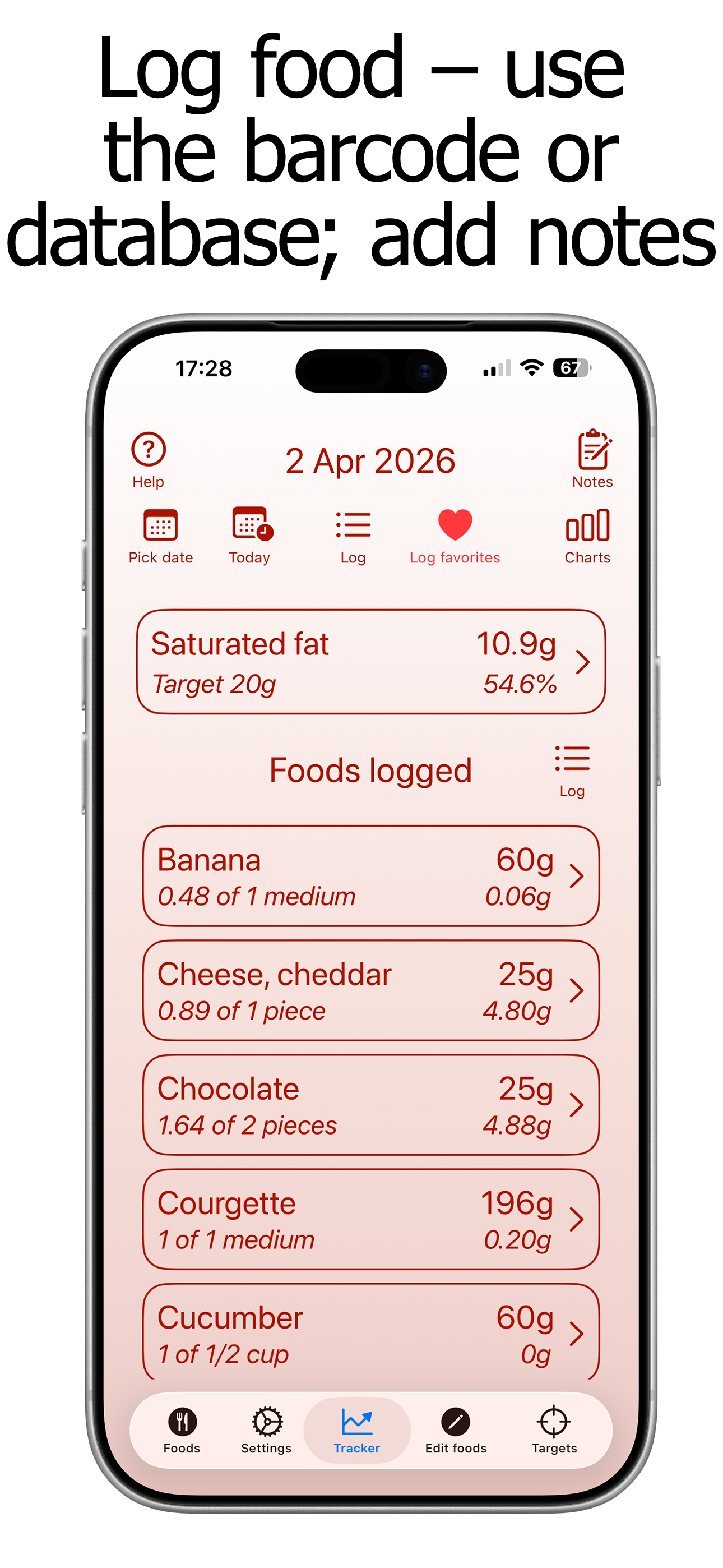 Saturated Fat Counter Tracker screenshot 3