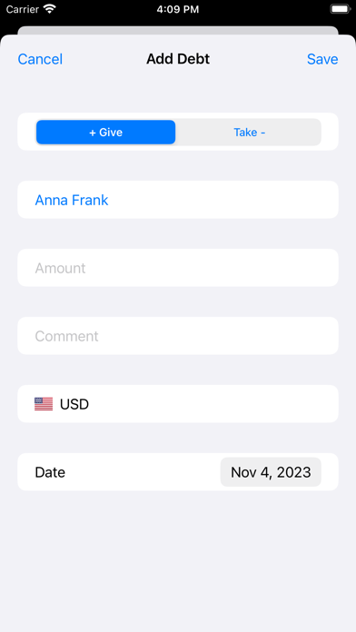 Where's Money: Debts Screenshot