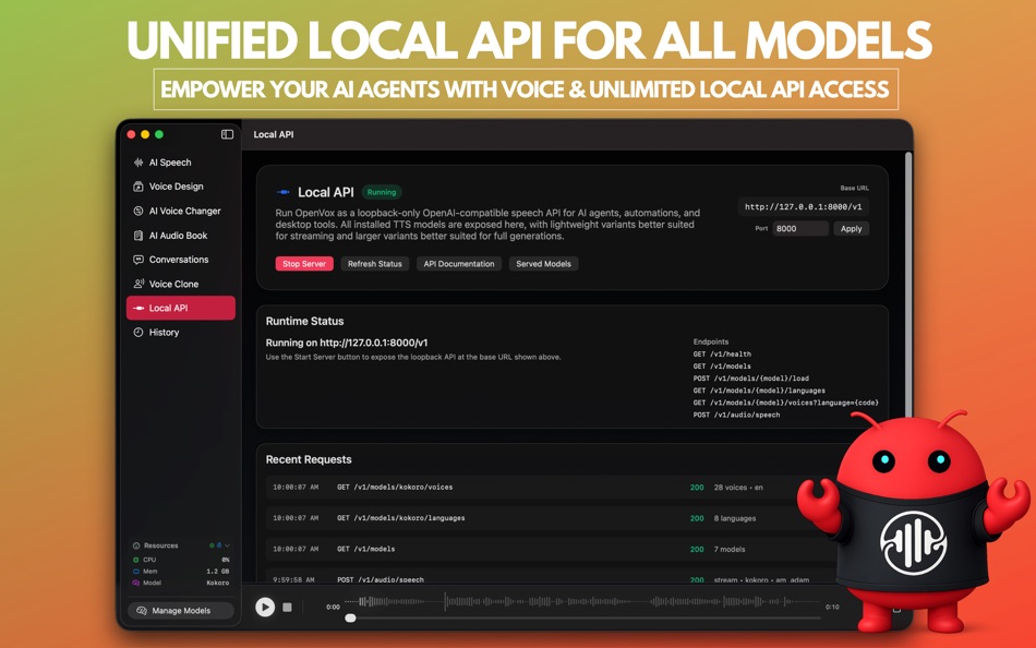 #9. OpenVox – Local Voice AI (macOS) Tekijänä: Nitesh Kumar Sharma