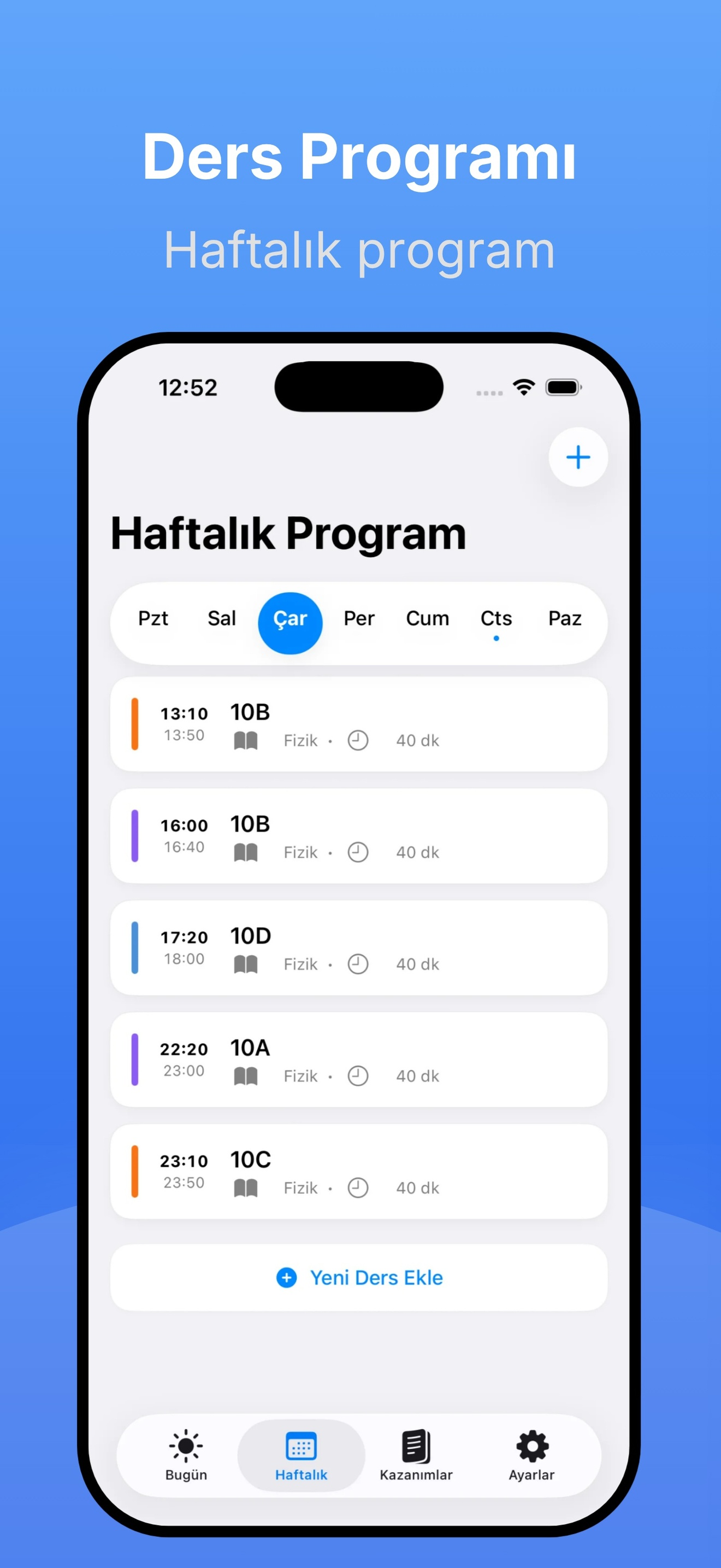 Ders Planım : Öğretmen screenshot 3