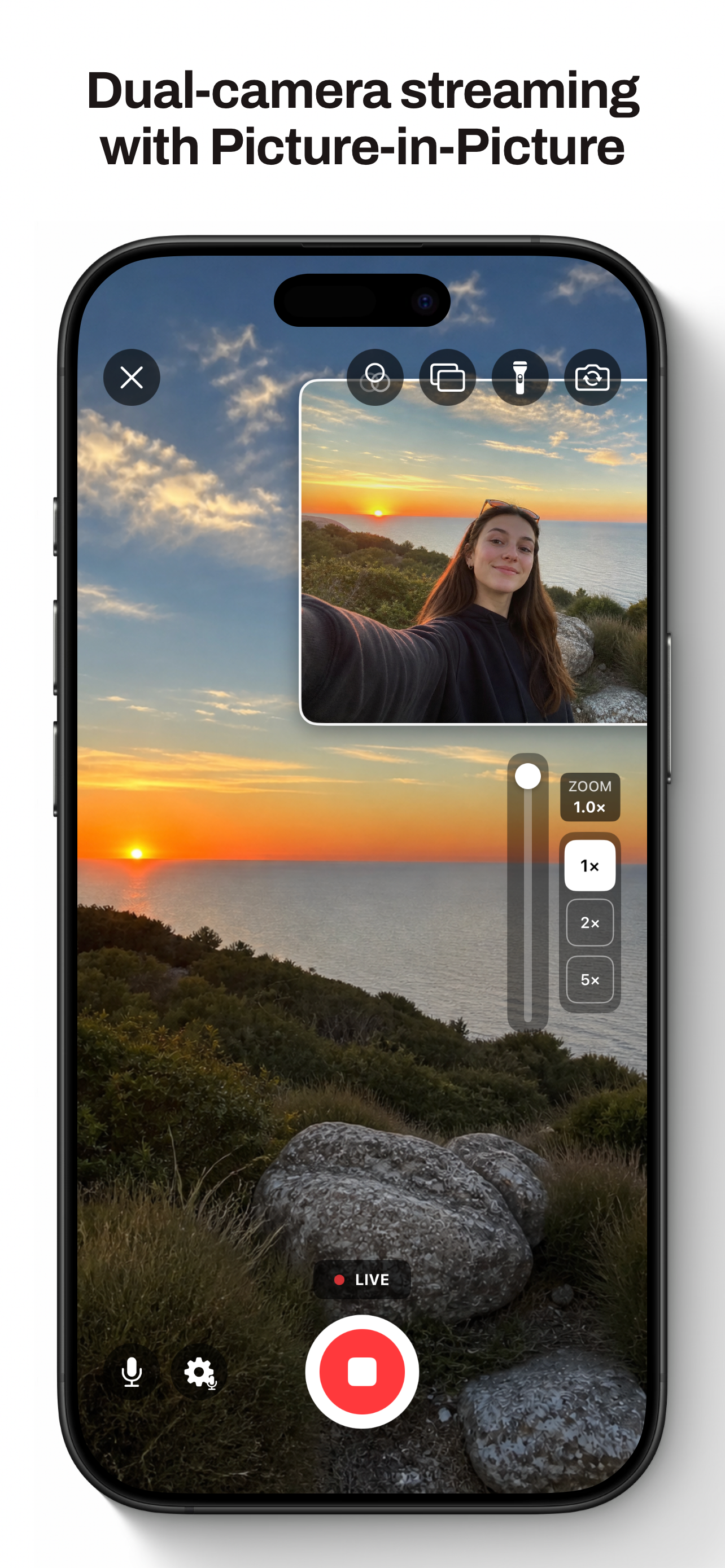 RTMP Broadcaster: Live Stream screenshot 3