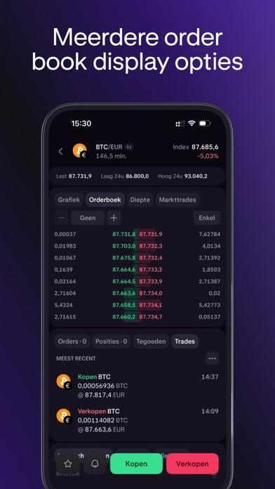 Kraken Pro: Crypto Trading iPhone app afbeelding 6