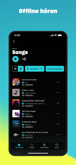 ‎Amazon Music: Musik & Podcasts Screenshot