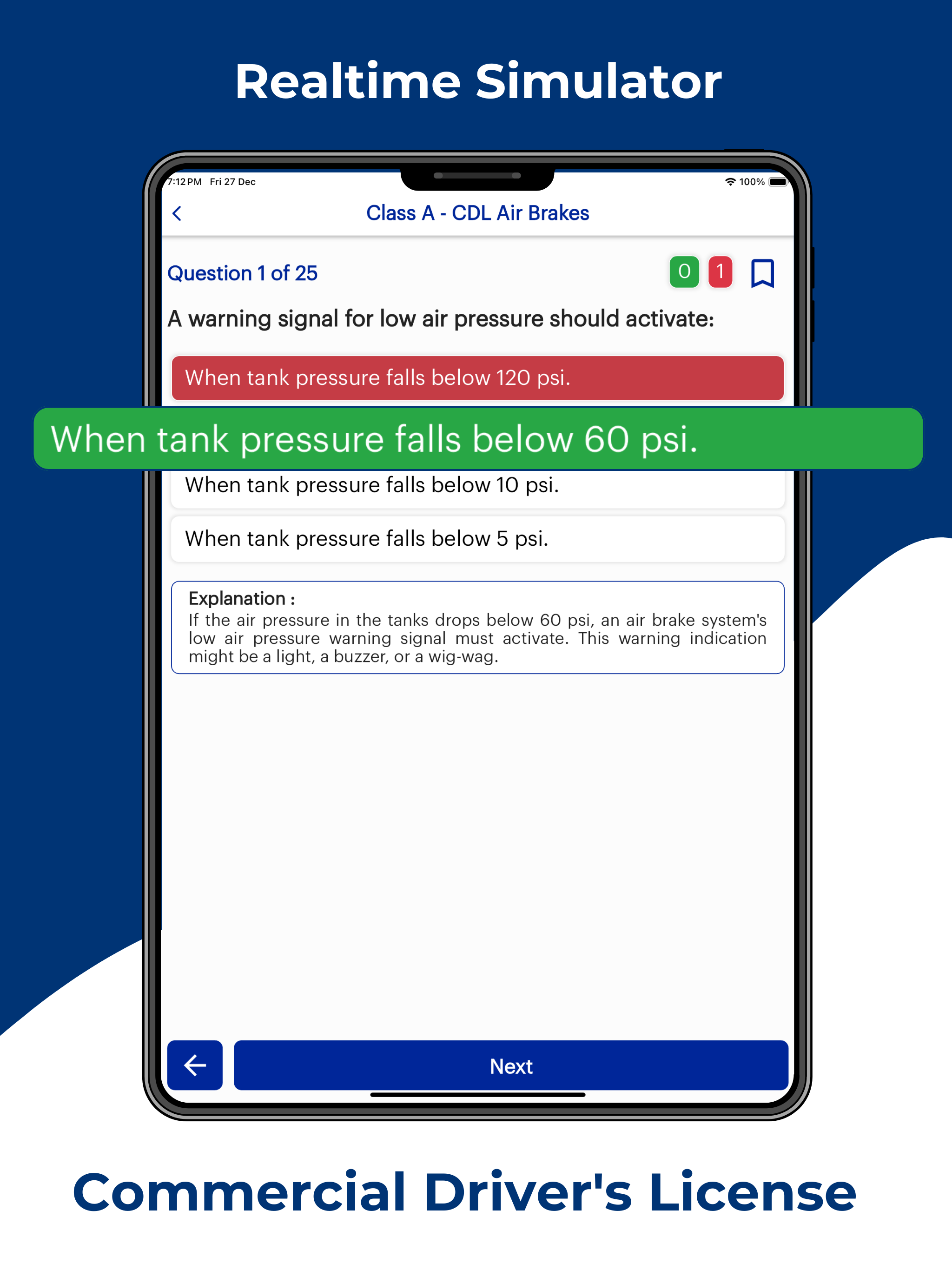 Wyoming CDL Permit Practice