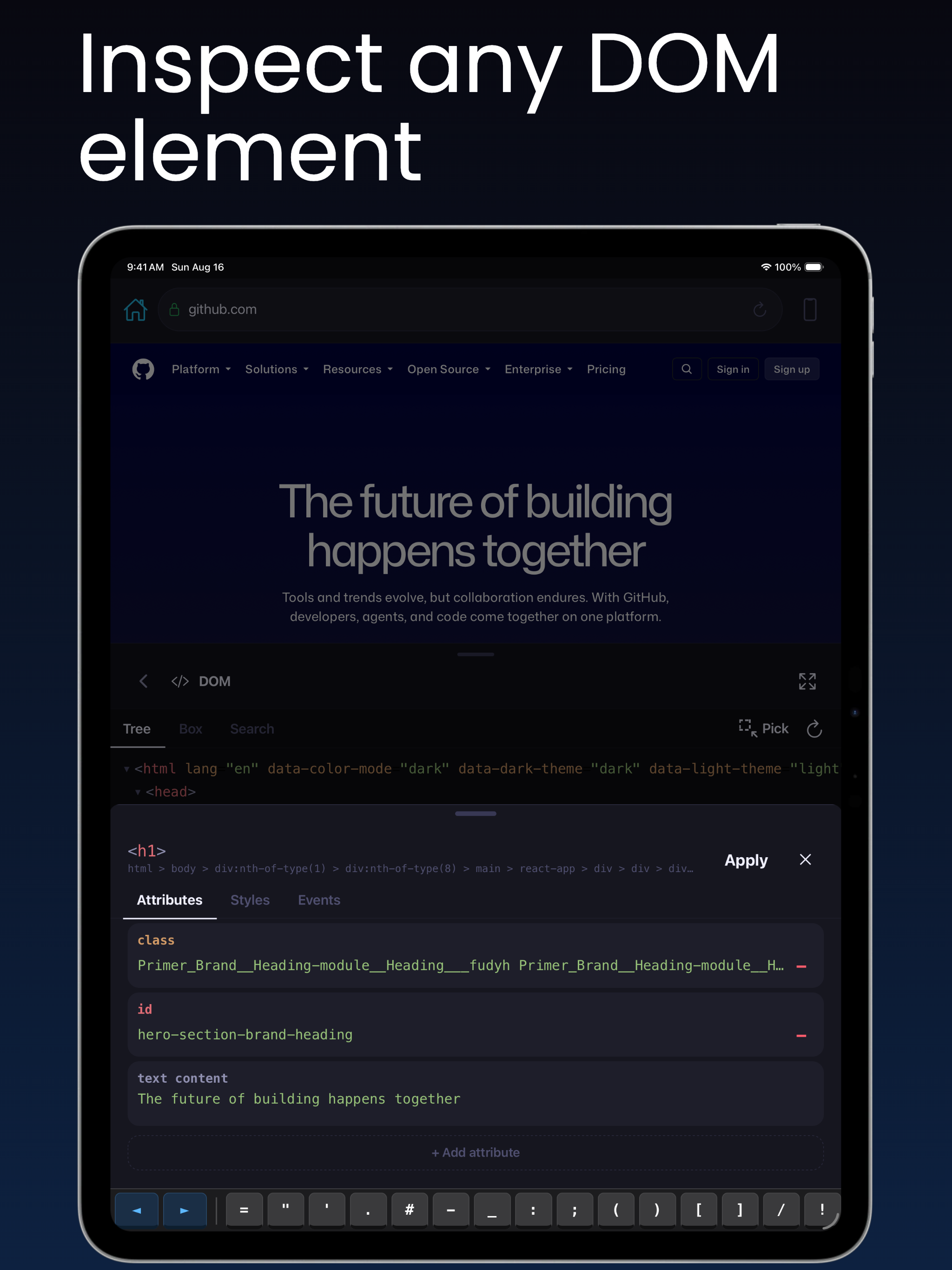 Codeye: Web Inspector screenshot 12