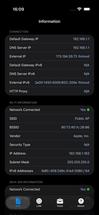 Network Analyzer: net tools Screenshot 8 of 10